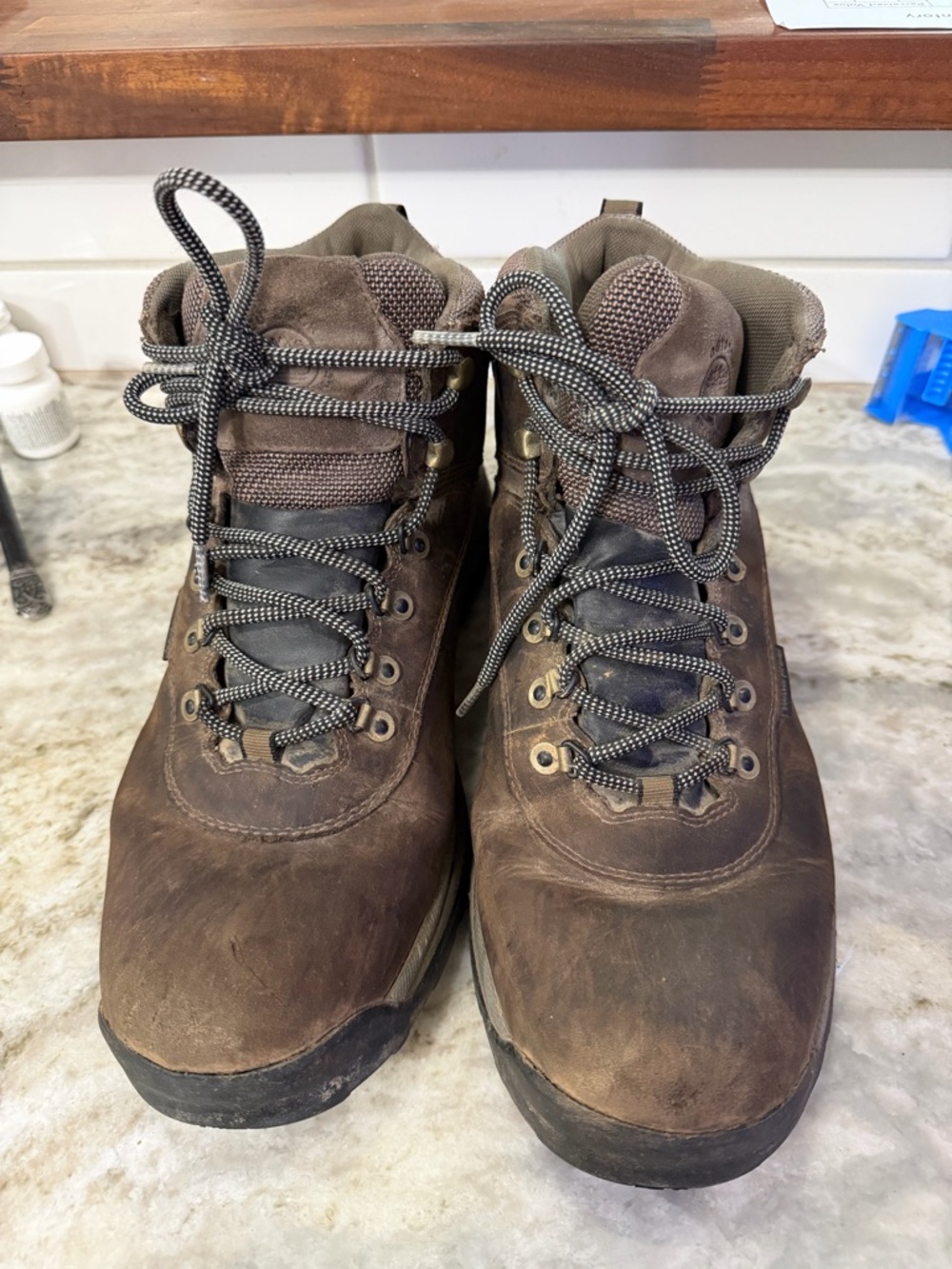 Timberland Brown Leather Hiking Boots Size 13